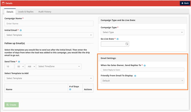 Reply Setting